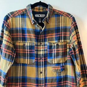 10.Deep Men’s Small Flannel Shirt